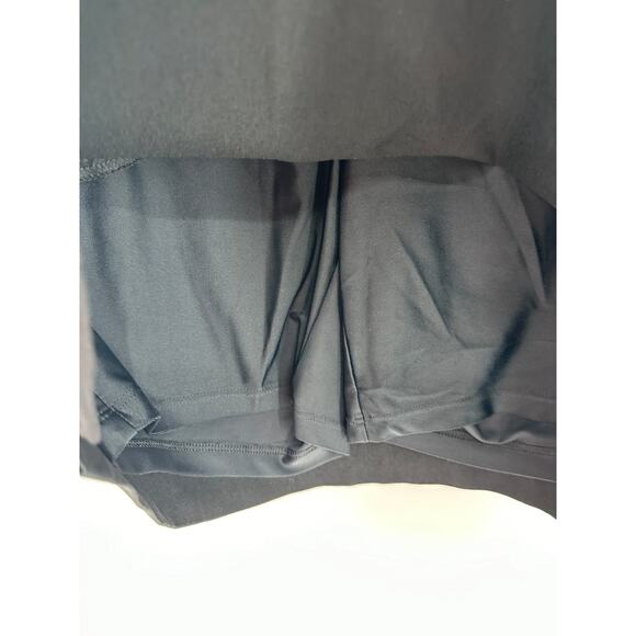 S. C. & CO. Black Mini Skort Rayon Blend Tenniscore Golf Tummy Control - Picture 6 of 8